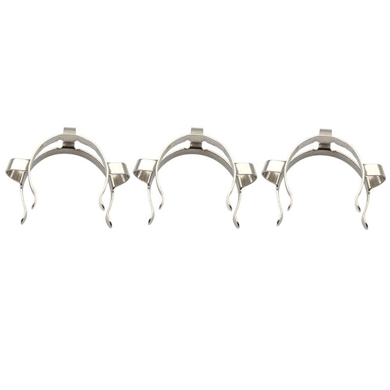 ADAMAS-BETA 3 Pieces 45mm Metal Joint Clips #45 Lab Keck Clips Stainless Steel Keck Clamp Laboratory Clamp - Image 1